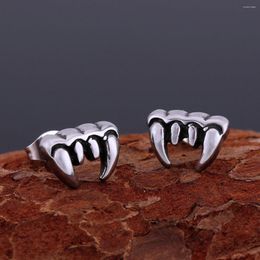 Stud Earrings Retro Viking Personality Animal Claw Nordic Stainless Steel Men's Charm Teen Jewelry Wholesale Gift