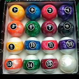 New Design Pool Table Billiard Ball Set 2 1 4 57 2MM 2 25 8 Ball Nine Billliard Accessories276R