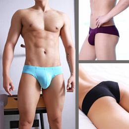 Underpants Men's Briefs Fashion Sexy Low Waist Buttock Lifting Breathable Small Boxer Pants Modal Simple Underwear