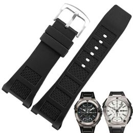 30MM Silicone Rubber Watch Band Strap for IWC Watch Ingenieur Family IWC500501225m