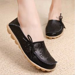 Dress Shoes Shoes Woman 2017 Women Flats Summer Ballet Flats Genuine Leather Shoes Flexible Round Toe Nurse Casual Fashion creepers L230721