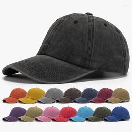 Wide Brim Hats Spring And Summer Curved Eaves Baseball Hat Men's Water Wash Sun Protection Women's Light Plate Old Black Soft Top Duck