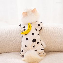 Dog Apparel Autumn And Winter Cat Home Clothes Thin Four Legged For Kittens Suckling Dogs Small Medium-sized Pet