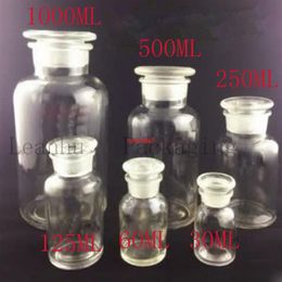 Clear Glass Reagent Bottle Alcohol Container Empty Cosmetics Packaging Apothecary bottleshigh qualtity285o