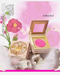 Blush Girlcult Emotional Cream Highlighter Trim Bliss Blue and Purple Button Women Face Makeup Cosmetic 230720