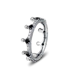 Compatible with Pandora Jewellery ring silver Enchanted Crown rings With CZ 925 sterling silver Jewellery whole DIY For Women250R