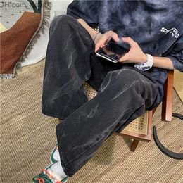 Men's Pants 2023 Men's fashion wide leg pants pocket men's Denim men's Trousers classic commodity pocket jeans blue men's casual pants S-3XL Z230721