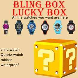 top bling box mens watches Lucky box lady watches Random pocket Surprise Blind Box Lucky Bag Gift Pack montre de luxe automatic wa297S