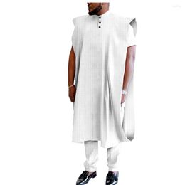 Ethnic Clothing African Men Agbada Outfits For Wedding Traditional Wear Formal Attire Bazin Riche Dashiki Shirt Pants Robe Suit