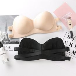 Bustiers & Corsets Liyida Seamless Underwear Tube Top Back Strap Bra Women Brassiere Beauty Hollow Wrap Sexy Lingerie Bandeau249R