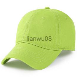 Caps Hats Parentchild Blank Baseball Cap Boy Girl Soft Cotton Plain Sport Sun Hat Men Women Big Size Snapback Cap 5356cm 5659cm 6065cm x0721