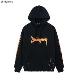 Design Balencigaas Hooded Balanciagalies Resistant BB Luxury Wrinkle Women Men Print ity Pullover High Street Hooded Winter 03-010 Sweatshirt RFUK