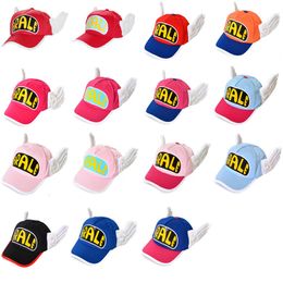 Novelty Games Kids Children Anime Cute DrSlump Arale Angel Wings Cosplay Hats Baseball Cap 5860cm 230721