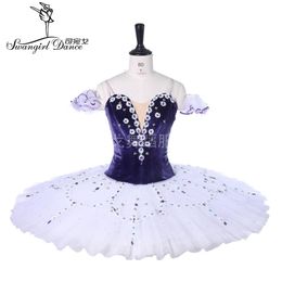 dark purple fairy tutu women professional ballet tutu ballerina pancake platter classical performance ballet costume BT9279176Y