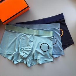 Erkekler İçeride Tasarımcılar Moda Boksörleri Nefes Alabilir Boksör Damgüller Erkek Seksi Bel Underpant Man İç çamaşırı 3pcs Box158b
