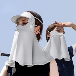 Scarves UV Protection Mask Solar For Face Kaffiyeh Sunscreen Shade Veil Shemagh Sun Buff Balaclava Sunlight Blocking