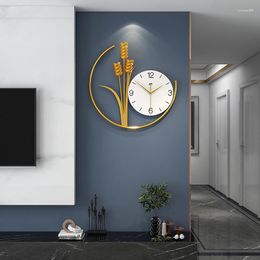 Wall Clocks Modern Design Barley Clock Living Room Kitchen Watch Decorative Home Art Horologe Decor
