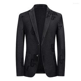 Men's Suits 2023 Fashion Business Gentleman Korean Version Seamless Simple Leisure Slim Wedding Trend High Dress Blazer