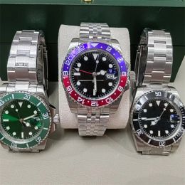 Men's watches designer mechanical watches high quality classic dhgate montre de luxe gmt 41mm sapphire sports waterproof watch black dial SB006 C23