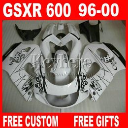 Corona Extra fairing kit for SUZUKI SRAD GSXR600 96 97 98 99 00 GSXR750 fairings white gsxr 600 750 1996 1997 1998 1999 2000 8J4F333b