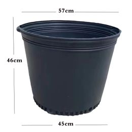 Thickened gallon pot pot root control pot breathable drainage seedling pot plant planting potting pot plastic pot wholesale