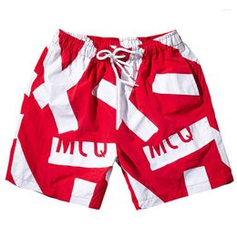 Men's Shorts Male Summer Beach Men & Women Clothing Fashion Casual Outdoor Sports Beachwear Boardshorts Red Blue Black