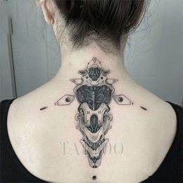 Cyberpunk Tattoo for Men Women Temporary Tattoos Waterproof Lasting Fake Tattoo Arm Clavicle Neck Tattoo Stickers Punk Tattoos