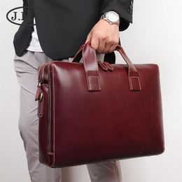 J M D 2019 New High Quality 100% Real Leather ship Men Briefcases Messenger Bag Laptop Bags Hand Bag 7167205Q