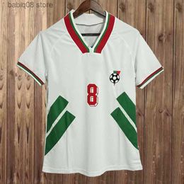 Fans Tops Tees 1994 Bulgaria National Team Mens Retro Soccer Jerseys STOICHKOV IVANOV ANDONOV Home White Away Football Shirt Short Sleeve T230720