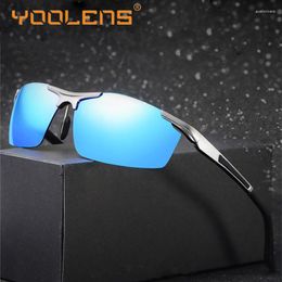 Sunglasses YOOLENS Sports Men Road Bicycle Mountain Cycling Riding Fishing Protection Goggles Eyewear Mtb Bike Sun Glasses