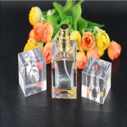 Free DHL Clear Empty Refilable Spray Bottles 30ml with Fine Mist Sprayer Atomizer 50Pcs/Lot , Thick 30 ml Perfume Bottles Factory Price Vrve