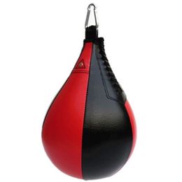 2019PU Boxing Training Punching Bag Fitness Muay Thai Double End Boxing Speed Ball Pear Inflatable Boxing Equipment Bodybuilding T2894