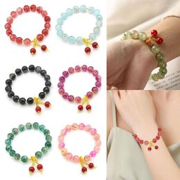 Link Bracelets 3PCS Multicolor Jewelry Gifts Female Women Accessories Personality Glass Beads Bracelet Adjustable Party Gift