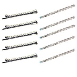 10pcs Hairpins Rhinestone Attractive Bobby Pins Hair Clips for Girls Fashion Crystal Wedding Hair Accessories for Women Lady245f