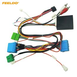 FEELDO Car Stereo Audio 16PIN Android Power Cable Adapter With Canbus Box For Honda Odyssey 04-08 Wiring Harness #6485278e