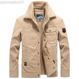 Men's Jackets Men Winter Jackets Wool Liner Thicker Warm Coats Good Quality New Men Cotton Casual Jackets Outerwear Winter Coats Size 6XL L230721