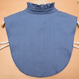 Detachable Fake Collar Half Shirt Blouses Peter pan Rose lace false collar blouse White Half Shirt Detachable Collier