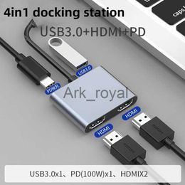 Expansion Boards Accessories Multifunctional Laptop Docking Station HUB to HDMI Compatible USB 30 Hub Adapter Type C HUB for MacBook Pro Lenovo ThinkPad J230721