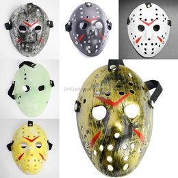 Party Masquerade Masks Jason Voorhees Mask Friday the 13th Horror Movie Hockey Mask Scary Halloween Costume Cosplay Festival Mask Prop