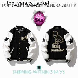 New 2023 Mens jackets Shark mens Star Spots designers coat Varsity co-branding Cotton clothes Military style Camouflage womens mens Baseball Letterman Jacket