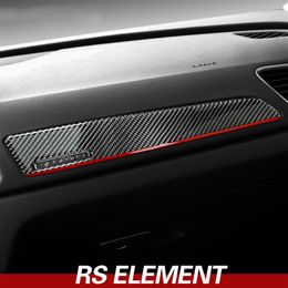 Car Interior Moulding Carbon Fibre Door Panel Trim Cover Copilot Dashboard Panel Auto Sticker Car Styling for Audi Q3 2013-20182909