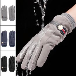 Winter Womens Gloves Skin Feel Leather Windproof European and American Designer Gloves Mens Winter Gloves2650