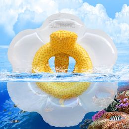Sand Play Water Fun Inflatable Circle Baby Flowers Float Swimming Ring Inflatable Float Child Seat Air Mattresse Water Toys Float Seat Accessories 230720