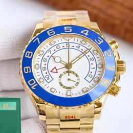 Mens gold watch vintage oysttersteel bracelet waite dial water proof designer watches YachtMaster man watchs mechanical wristwatch285S