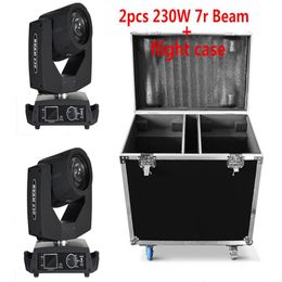 2pcs lot with a flight case par 2 lights sharpy 7r beam moving head 230w par light disco show3001