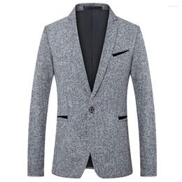 Men's Suits 2023 Men Suit Fashion Casual Boutique / Male Woollen Business Jacket Blazers Coat