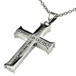 Pendant Necklaces CAOSHI Rock Jewelry Cross Necklace For Women/Men Fashion Female Hiphop Party Accessories Stylish Lady Anniversary Gift