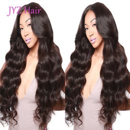 Lace Front Wig Natural Colour Loose Wave Brazilian Malaysian Virgin Human Hair Full Lace Wig Unprocessed Cheap For Selling187Q