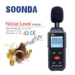 Noise Metres Digital 30~130dB Decibelimeter dB Metre Sound Level Metre Measure Sound Noise Level Decibel Metre 0.1 dB Professional Sound 230721