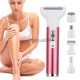 Clippers Trimmers 5 IN 1 Hair Trimmer hine Professional Electric Shaver Razor for Women Nose Ear Eyebrow Intimate Areas Hair Removal Cutting x0728